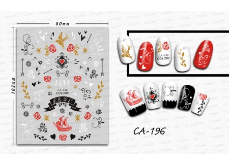 3D Nail Stickers - CA-196